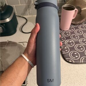 Blue Stainless Steel Water Bottle simple moder